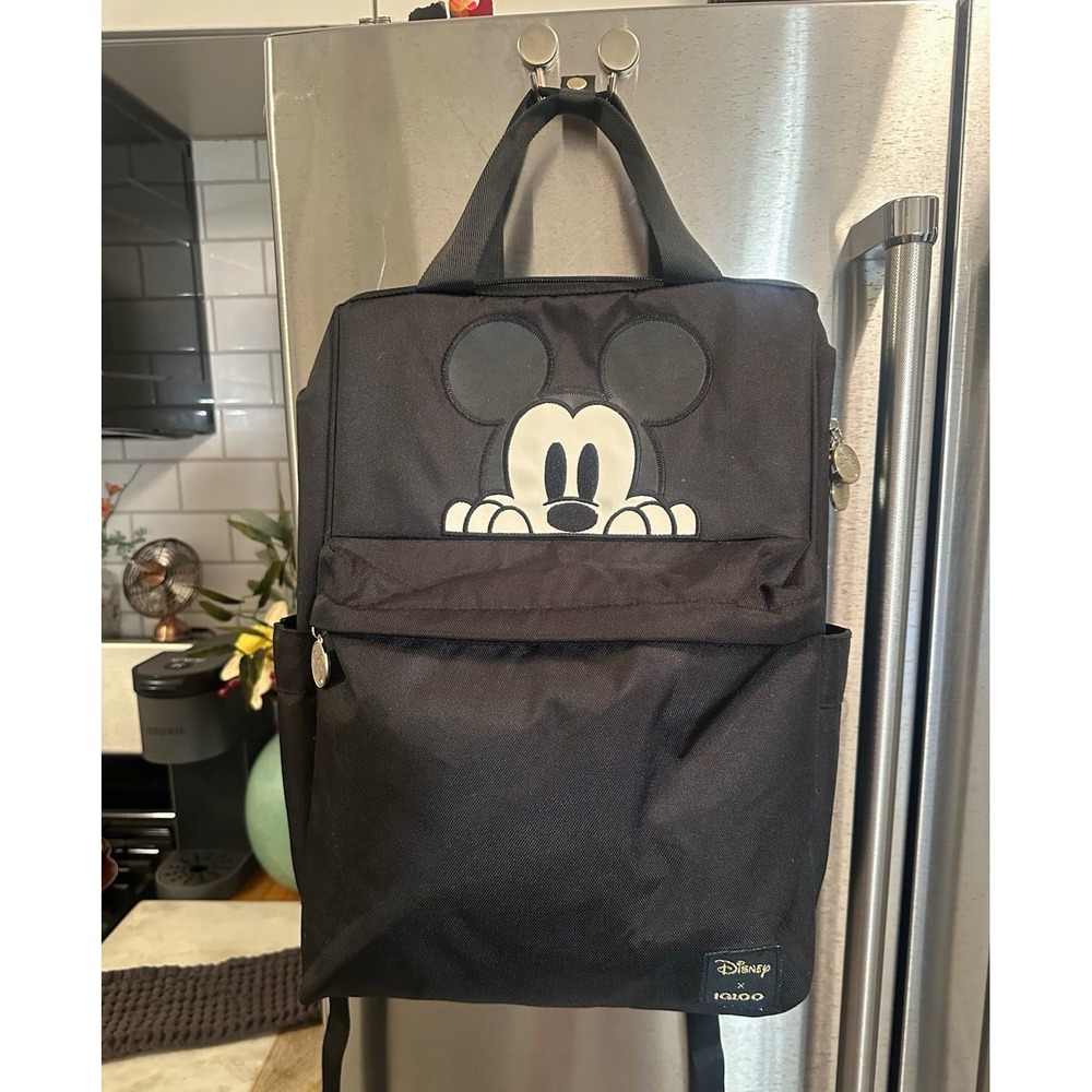 Igloo Disney x Igloo Mickey Mouse Black Insulated Backpack Cooler Bag 24 Can